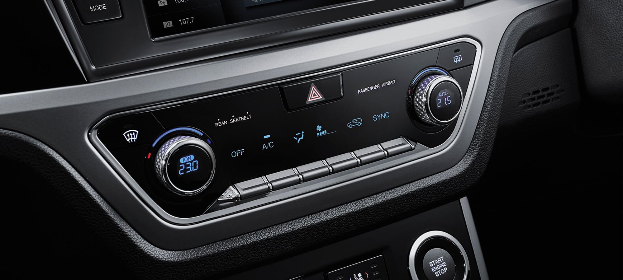 Dual zone climate control